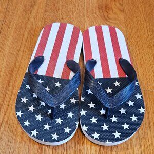 Children Place americana flip flops